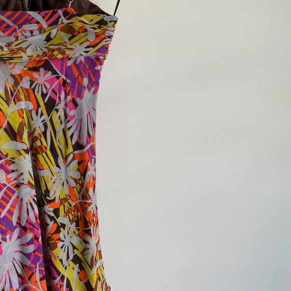 BCBG MAXAZRIA Flower Print Summer Dress - Picture 2 of 6